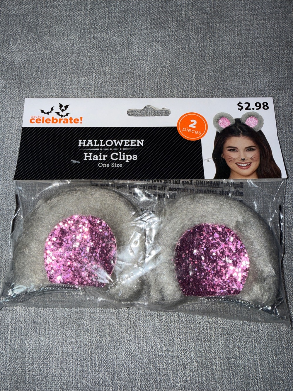 Mouse Hair Clips For Halloween Costumr